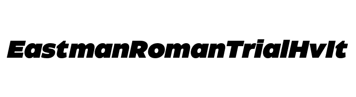 Eastman Roman Trial Hv It  免费字体下载
