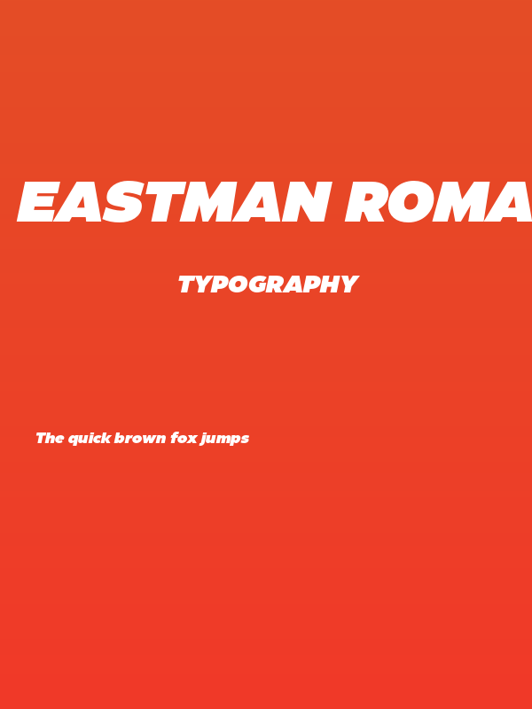 Eastman Roman Trial Hv It Poster