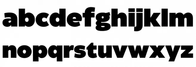 Eastman Roman Trial Hv Font LOWERCASE