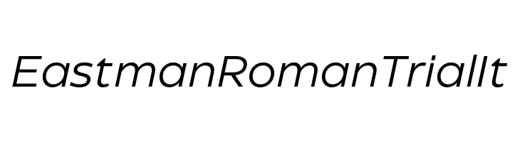 Eastman Roman Trial It  नि: शुल्क फ़ॉन्ट्स डाउनलोड