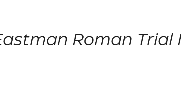 Eastman Roman Trial It Logo