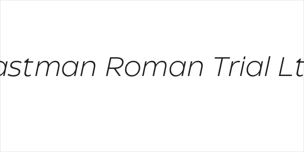 Eastman Roman Trial Lt It Logo