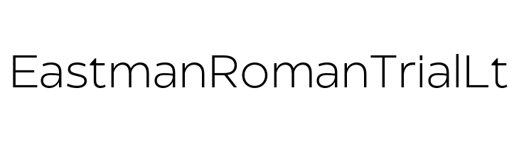 Eastman Roman Trial Lt  Fuentes Gratis Descargar