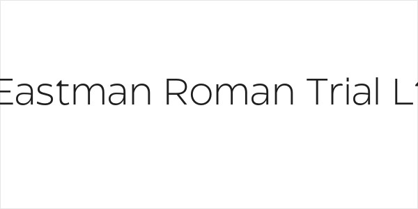 Eastman Roman Trial Lt Logo
