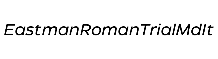 Eastman Roman Trial Md It  Fuentes Gratis Descargar