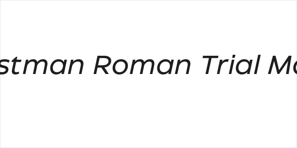 Eastman Roman Trial Md It Logo