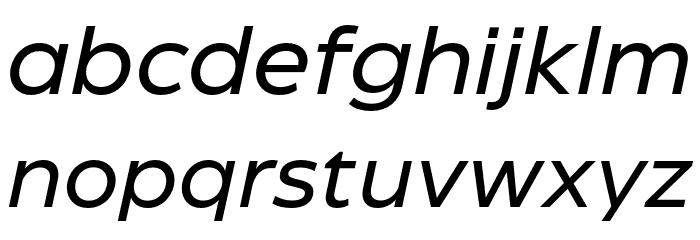 Eastman Roman Trial Md It Font LOWERCASE