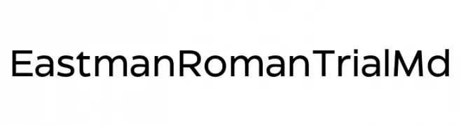 Eastman Roman Trial Md  Descarca Fonturi Gratis