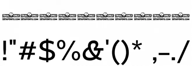 Eastman Roman Trial Md Font OTHER CHARS