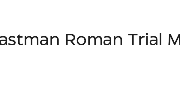 Eastman Roman Trial Md Logo