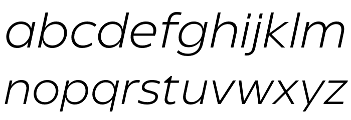 Eastman Roman Trial Off It Font LOWERCASE