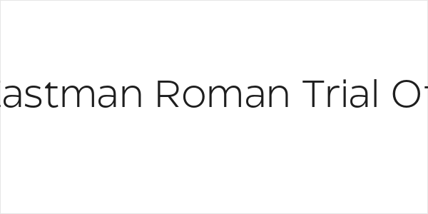 Eastman Roman Trial Off Logo