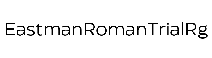Eastman Roman Trial Rg  Free Fonts Download