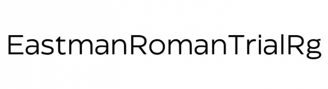 Eastman Roman Trial Rg  Descarca Fonturi Gratis