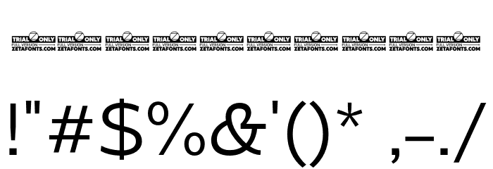 Eastman Roman Trial Rg Font OTHER CHARS