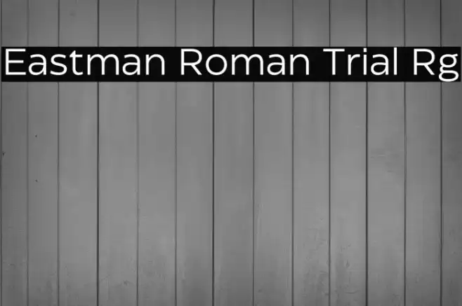 Eastman Roman Trial Rg Example 2