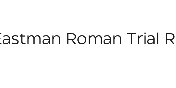 Eastman Roman Trial Rg Logo
