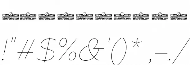 Eastman Roman Trial Th It Font OTHER CHARS