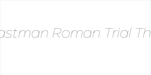 Eastman Roman Trial Th It Logo