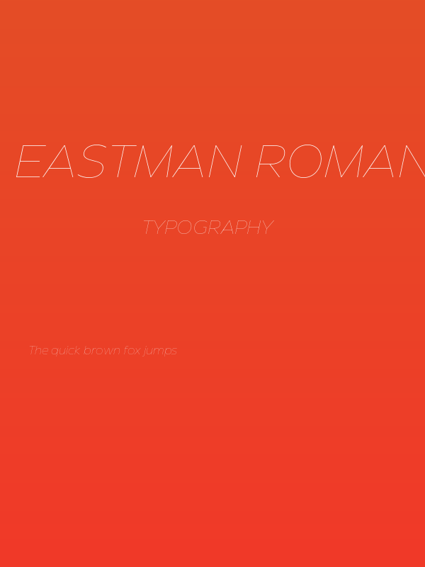 Eastman Roman Trial Th It Poster