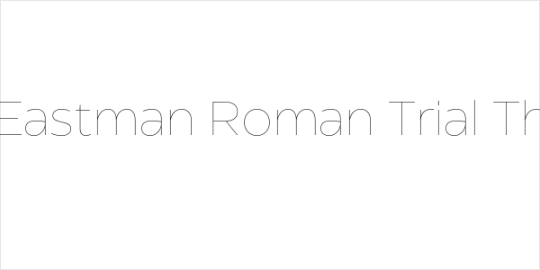 Eastman Roman Trial Th Logo