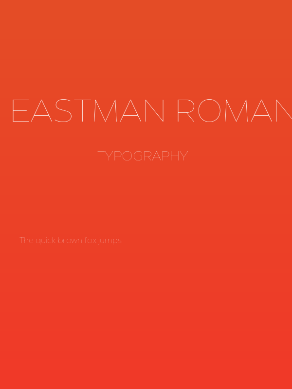 Eastman Roman Trial Th Poster