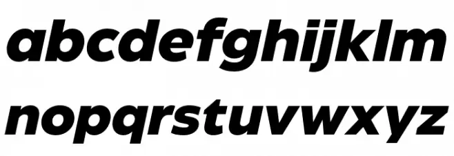 Eastman Roman Trial XBd It Schriftart Kleinbuchstaben