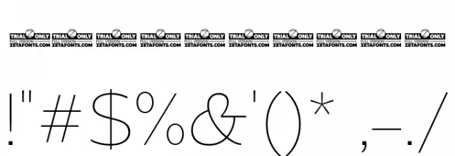 Eastman Roman Trial XLt Font OTHER CHARS