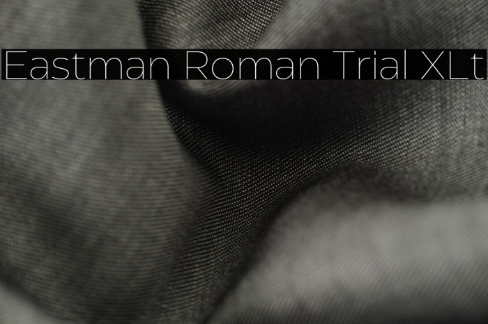 Eastman Roman Trial XLt Example 3