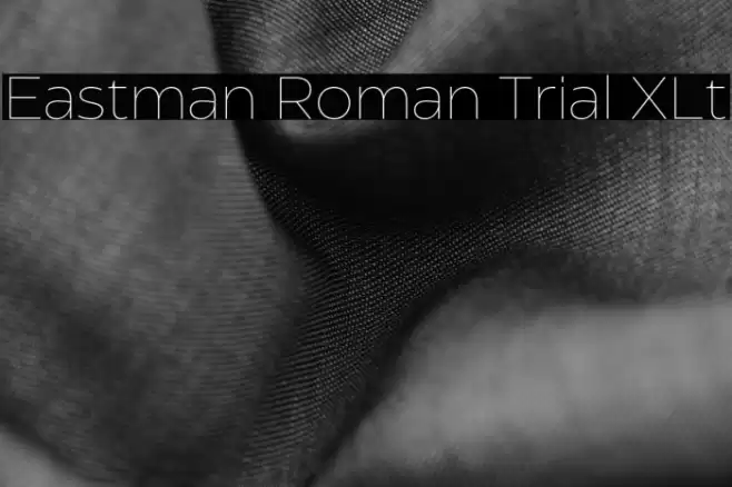 Eastman Roman Trial XLt Font examples