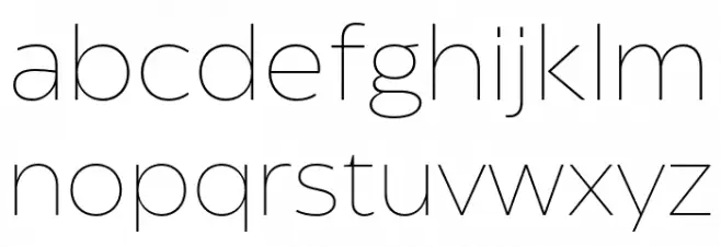 Eastman Roman Trial XLt Font LOWERCASE