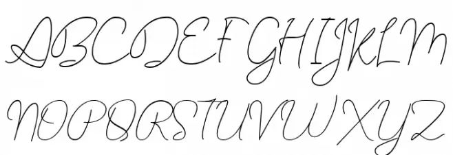 Eastpine Caratteri MAIUSCOLE