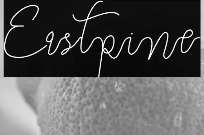 Eastpine Caratteri examples