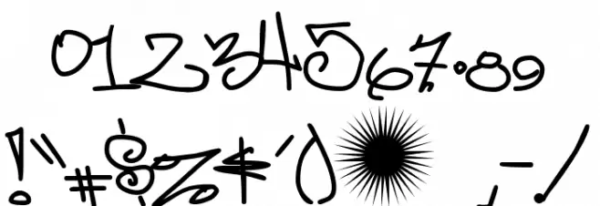 Eastside Motel Font OTHER CHARS