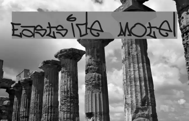 Eastside Motel Font examples