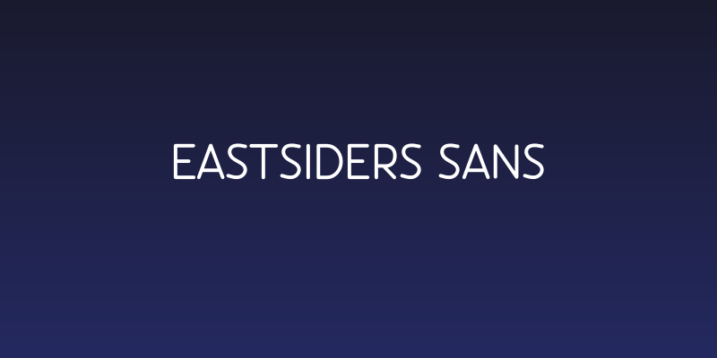 Eastsiders Sans Social Header