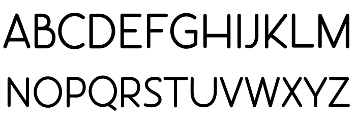 Eastsiders Sans Font LOWERCASE