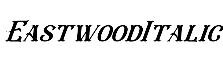 Eastwood Italic  font caratteri gratis