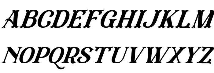 Eastwood Italic Font LOWERCASE