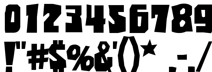 Eastwood Font OTHER CHARS