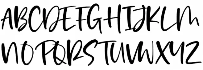 Eastwood Schriftart Groß