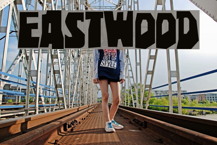 Eastwood Font examples