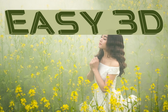 Easy 3D Font examples