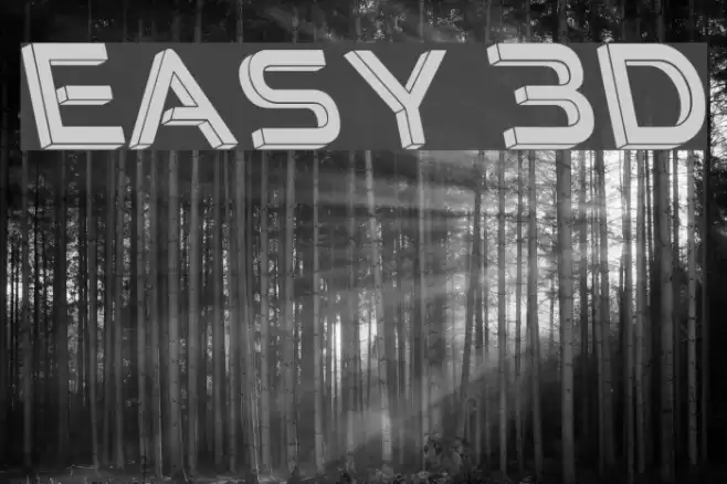 Easy 3D Font examples