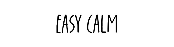 Easy Calm  नि: शुल्क फ़ॉन्ट्स डाउनलोड