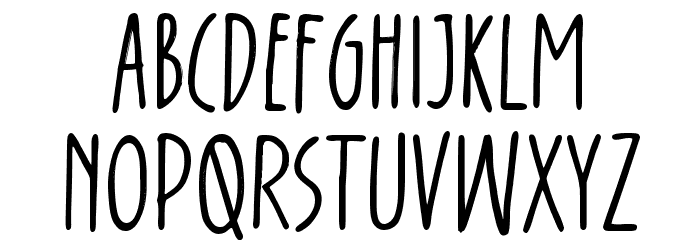 Easy Calm Font UPPERCASE