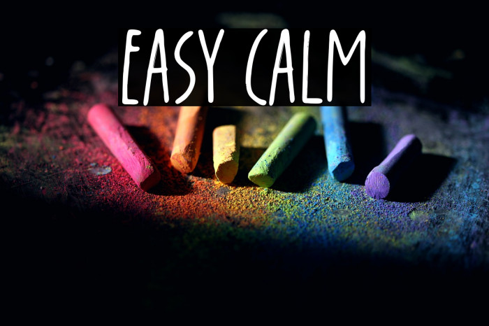 Easy Calm Example 3