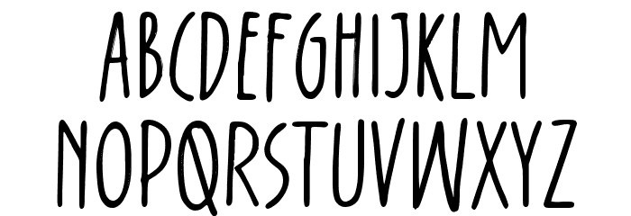 Easy Calm Font LOWERCASE