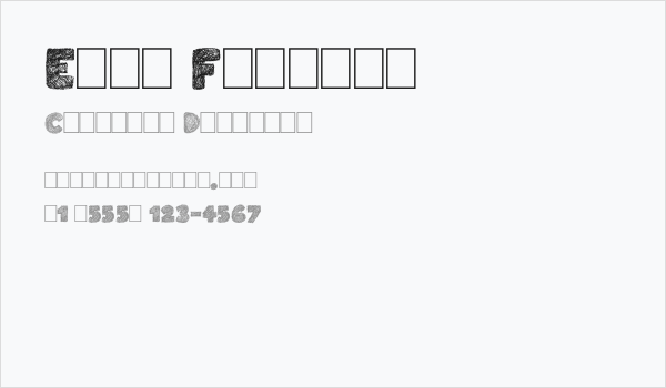 Easy Fashion Business Card