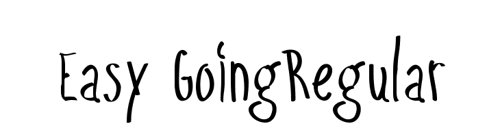 Easy GoingRegular  لخطوط تنزيل